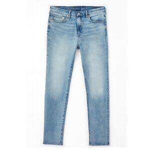 American Eagle Original Straight Men’s Jeans 32x34 Light Blue Easy Flex